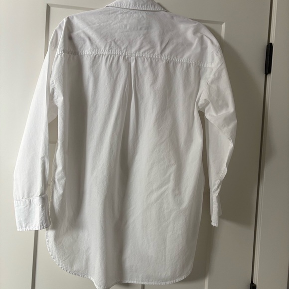 Classic White womans cotton Shirt - Picture 2 of 3